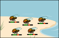 The rare genes become fixed in the island population.