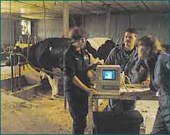Computadores na indústria de laticínios