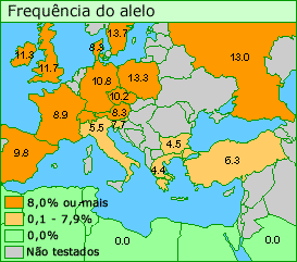 A mutação CCR5 na Europa

