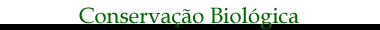 Conservação Biológica