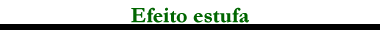 Efeito estufa