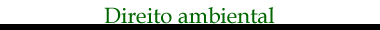Direito Ambiental
